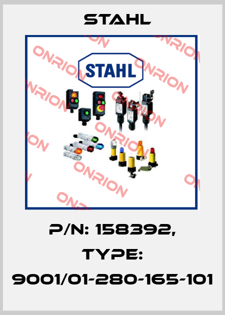 P/N: 158392, Type: 9001/01-280-165-101 Stahl