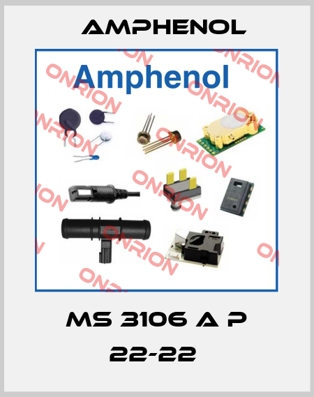 MS 3106 A P 22-22  Amphenol