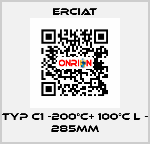 TYP C1 -200°C+ 100°C L - 285MM ERCIAT