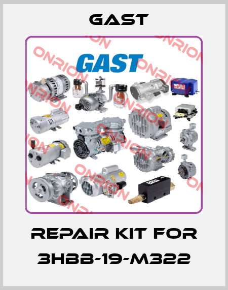 repair kit for 3HBB-19-M322 Gast