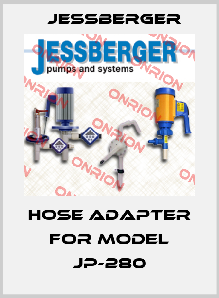 Hose Adapter for Model JP-280 Jessberger