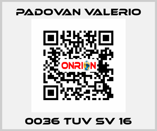 0036 TUV SV 16 PADOVAN VALERIO