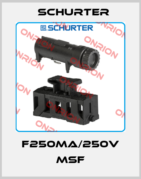 F250MA/250V MSF Schurter