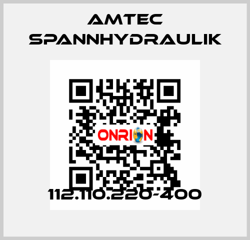 112.110.220-400 Amtec Spannhydraulik
