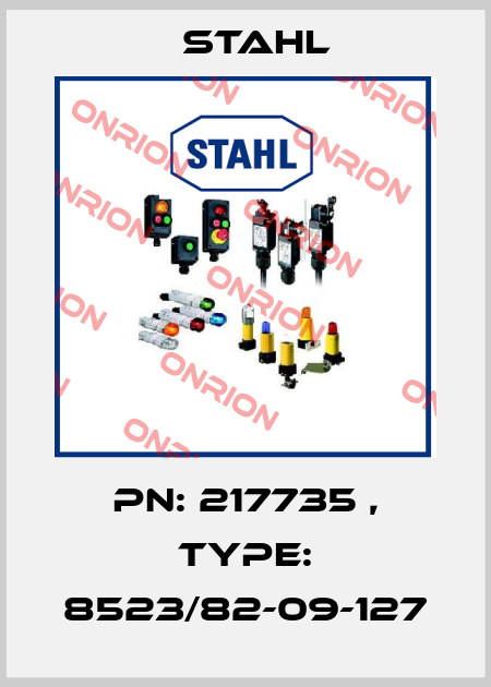 PN: 217735 , Type: 8523/82-09-127 Stahl
