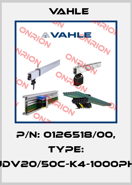 P/n: 0126518/00, Type: DT-UDV20/50C-K4-1000PH-BA Vahle