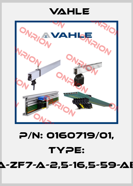 P/n: 0160719/01, Type: SA-ZF7-A-2,5-16,5-59-AER Vahle