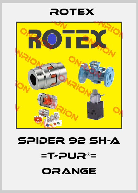 Spider 92 Sh-A =T-PUR®= orange Rotex