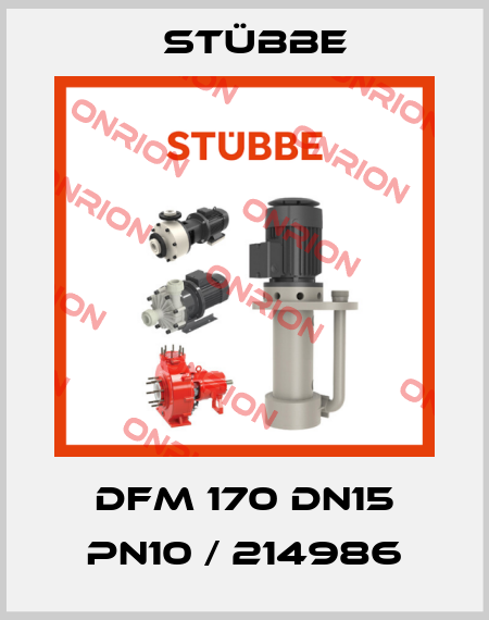 DFM 170 DN15 PN10 / 214986 Stübbe