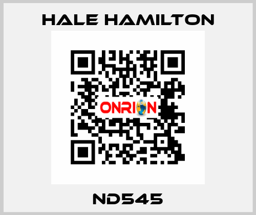 ND545 HALE HAMILTON