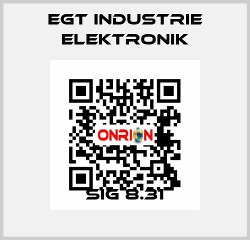 SIG 8.31 EGT Industrie elektronik