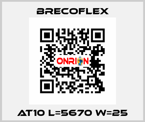 At10 L=5670 W=25 Brecoflex