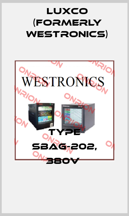 TYPE SBAG-202, 380V  Luxco (formerly Westronics)