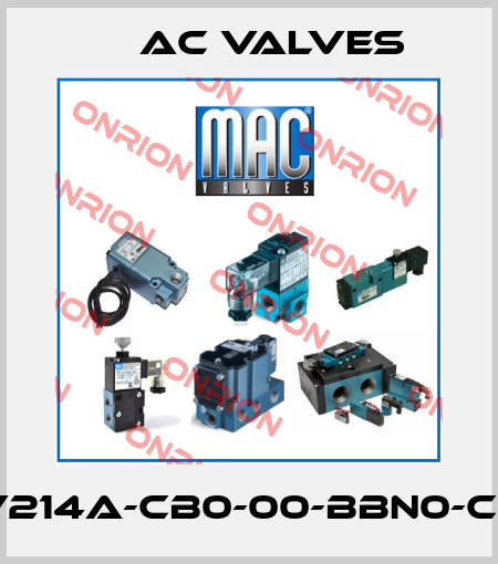 BV214A-CB0-00-BBN0-CPN МAC Valves