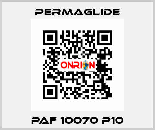 PAF 10070 P10 Permaglide