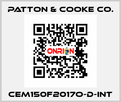 CEM150F2017O-D-INT Patton & Cooke Co.