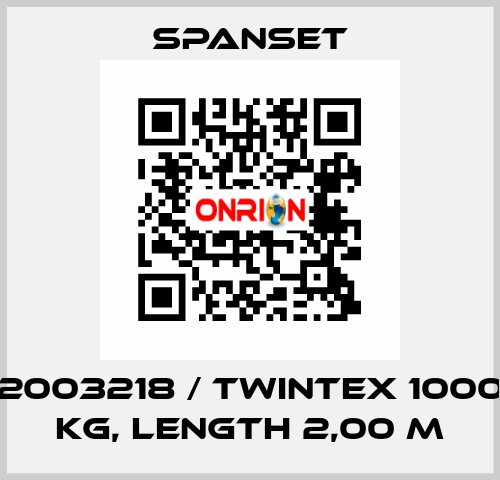 2003218 / Twintex 1000 kg, length 2,00 m SpanSet