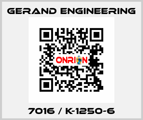 7016 / K-1250-6 Gerand Engineering