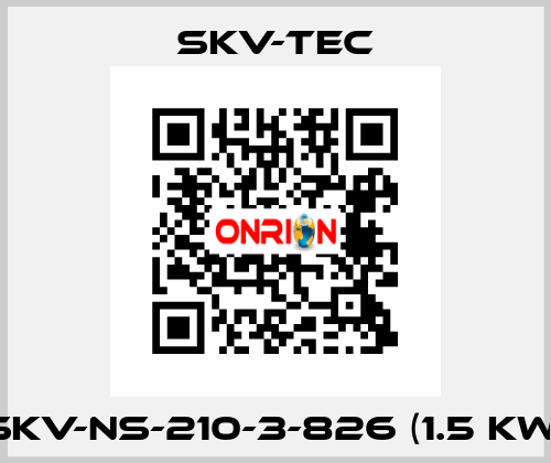SKV-NS-210-3-826 (1.5 kW) SKV-tec