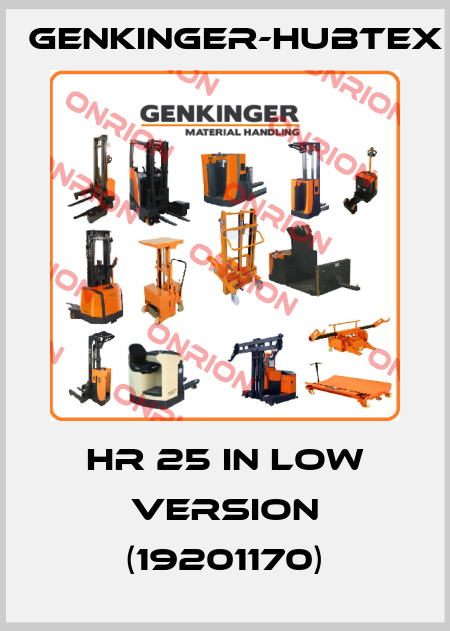 HR 25 in low version (19201170) Genkinger-HUBTEX