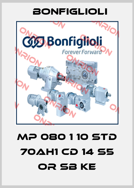 MP 080 1 10 STD 70AH1 CD 14 S5 OR SB KE Bonfiglioli
