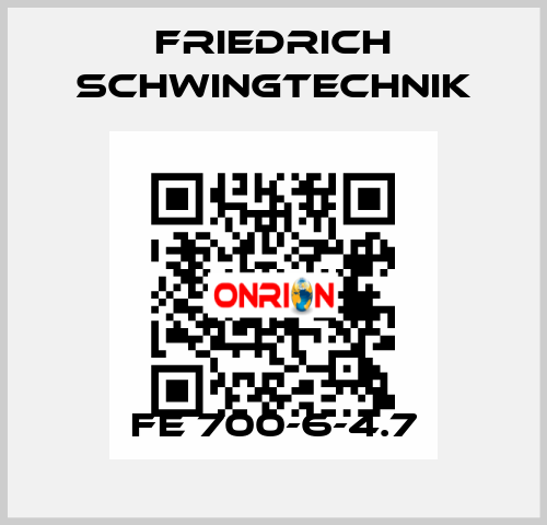 FE 700-6-4.7 Friedrich Schwingtechnik