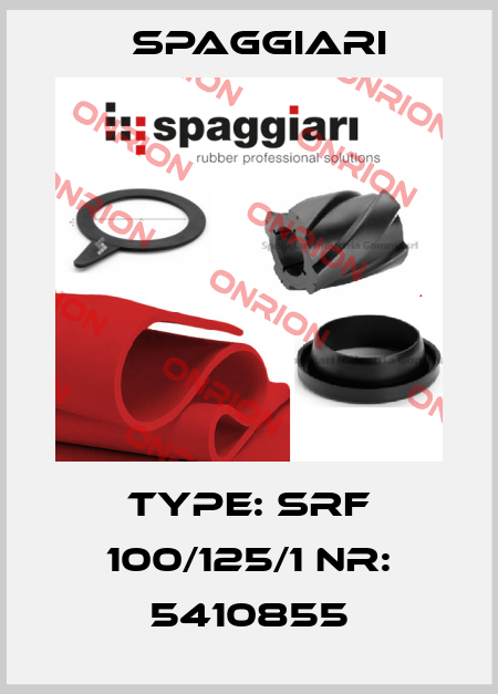 Type: SRF 100/125/1 Nr: 5410855 Spaggiari