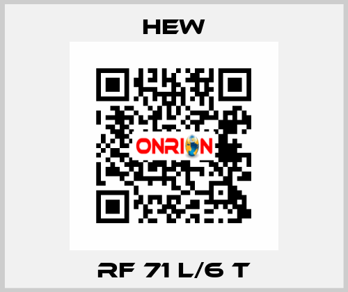 RF 71 L/6 T HEW