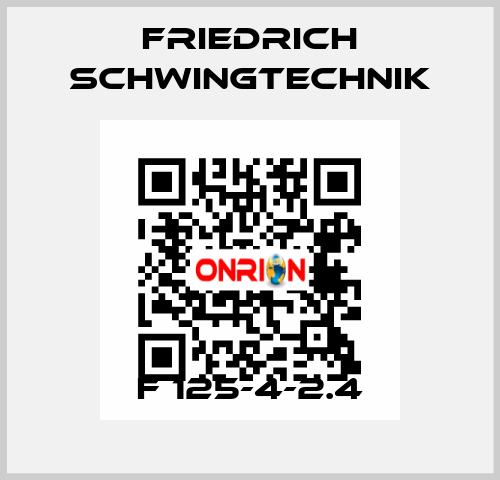 F 125-4-2.4 Friedrich Schwingtechnik