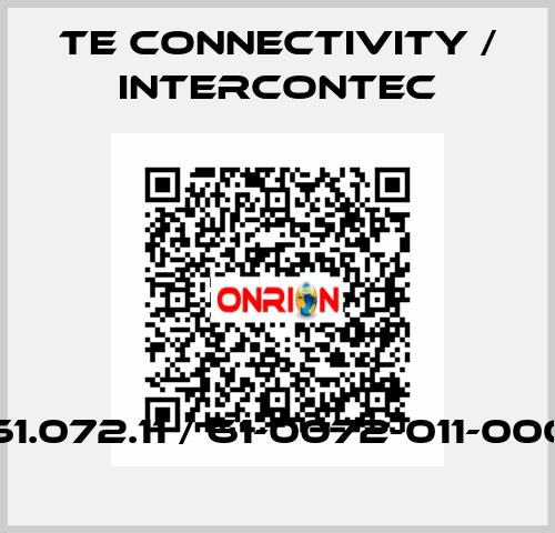 61.072.11 / 61-0072-011-000 TE Connectivity / Intercontec