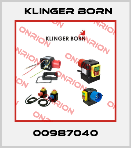 00987040 Klinger Born