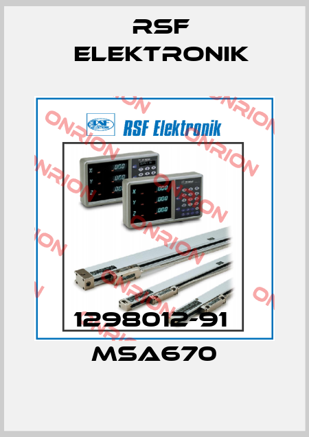 1298012-91  MSA670 Rsf Elektronik