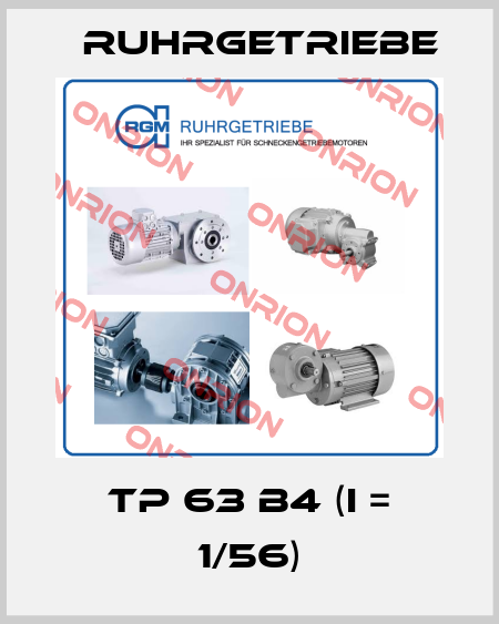 TP 63 B4 (i = 1/56) Ruhrgetriebe