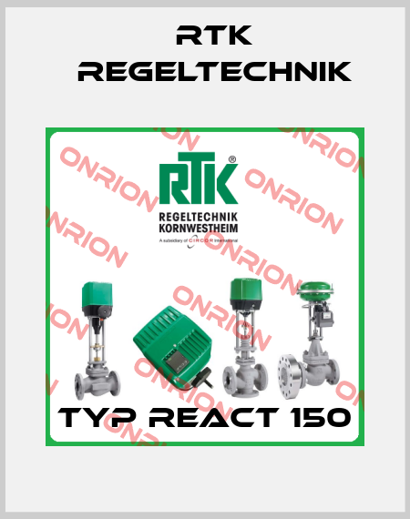 Typ REact 150 RTK Regeltechnik