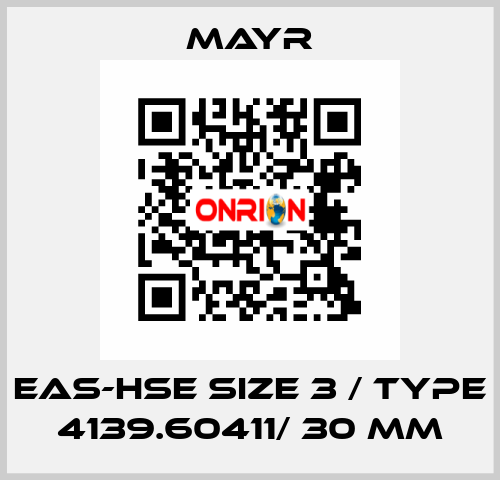 EAS-HSE size 3 / Type 4139.60411/ 30 mm Mayr