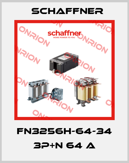 FN3256H-64-34 3P+N 64 A Schaffner