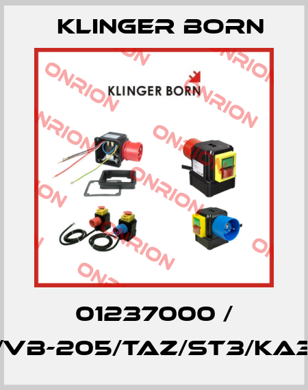 01237000 / K700/VB-205/TAZ/ST3/KA3/END/ Klinger Born