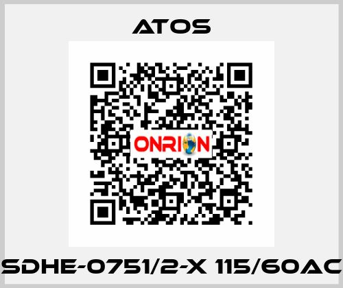 SDHE-0751/2-X 115/60AC Atos