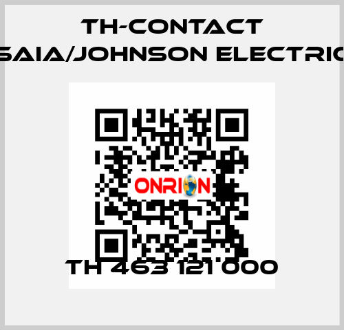 TH 463 121 000 TH-Contact (Saia/Johnson Electric)