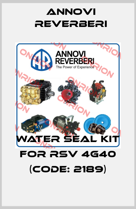 water seal kit for RSV 4G40 (code: 2189) Annovi Reverberi