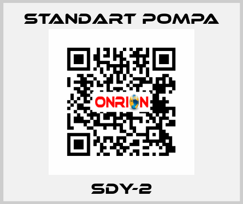 SDY-2 STANDART POMPA