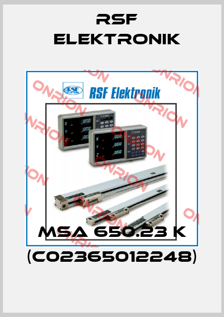 MSA 650.23 K (C02365012248) Rsf Elektronik