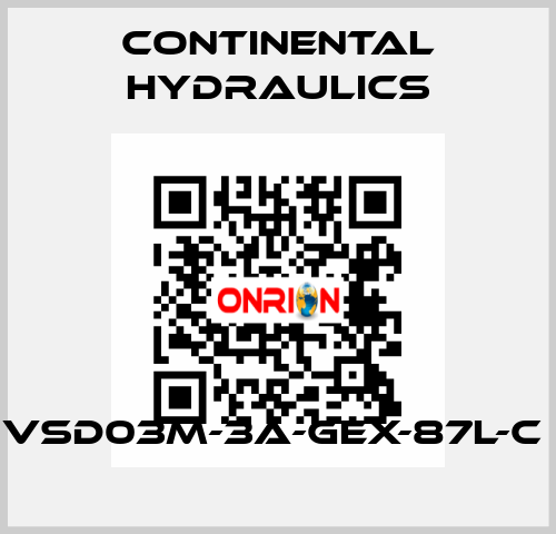 VSD03M-3A-GEX-87L-C  Continental Hydraulics