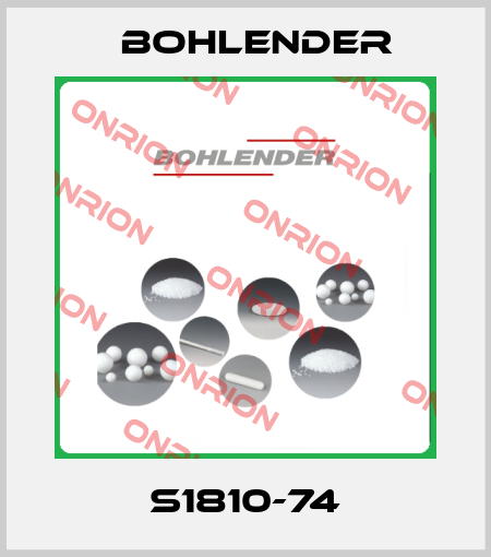 S1810-74 Bohlender