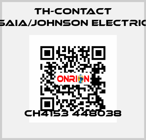 CH4153 448038 TH-Contact (Saia/Johnson Electric)