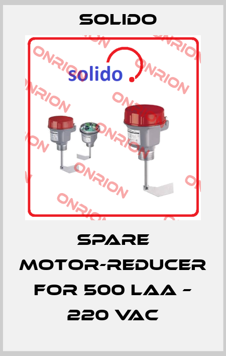 Spare Motor-Reducer for 500 LAA – 220 VAC Solido