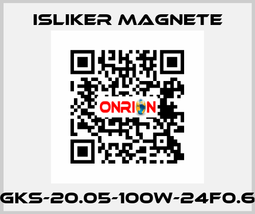 GKs-20.05-100W-24F0.6 ISLIKER MAGNETE