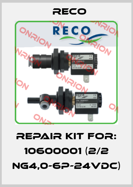 Repair kit for: 10600001 (2/2 NG4,0-6P-24VDC) Reco