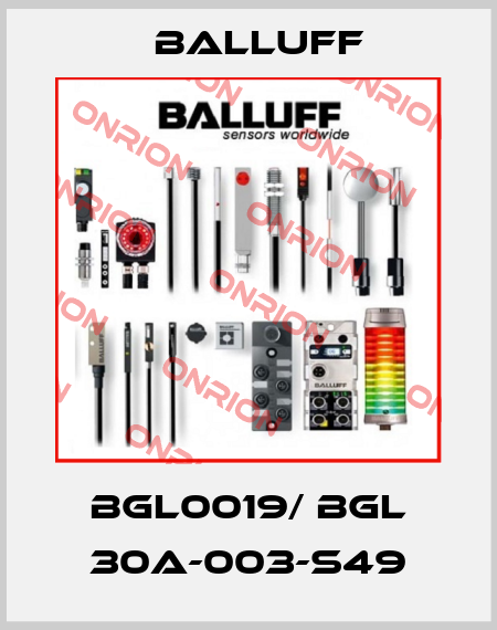 BGL0019/ BGL 30A-003-S49 Balluff