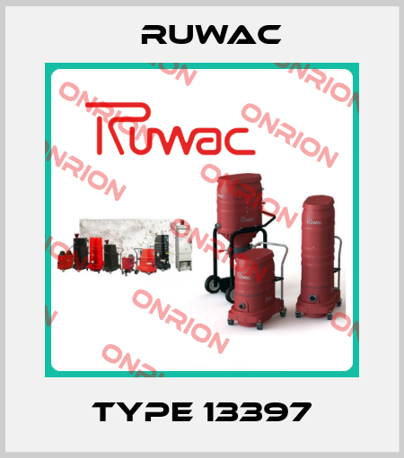 Type 13397 Ruwac
